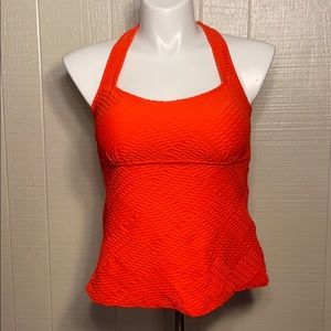 LANDS END  swimming top orange!